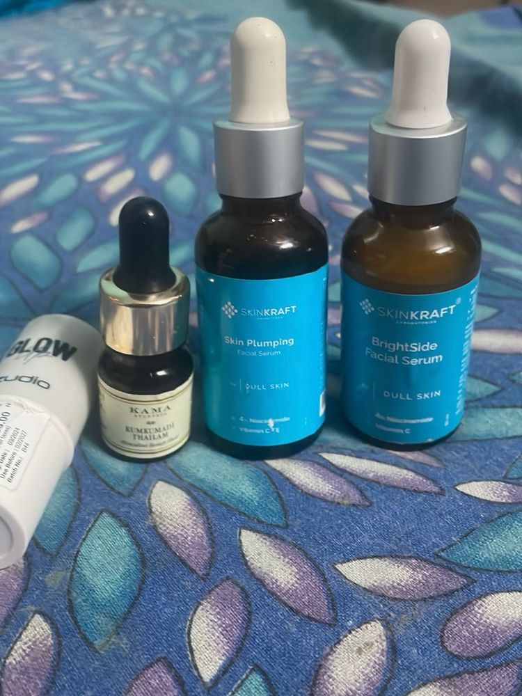 SkinKraft &amp; Kama Ayurveda Serum Bundle