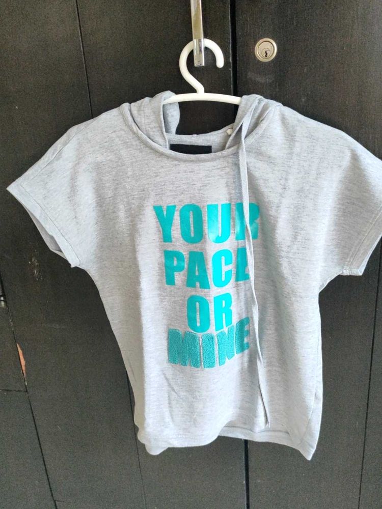 Gray Graphic Tee