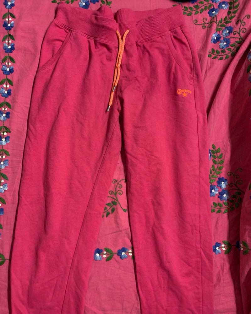 Pink Converse Joggers