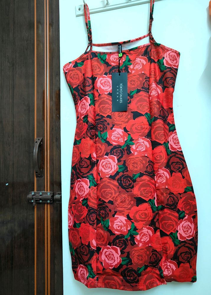 Roses Bodycon Dress