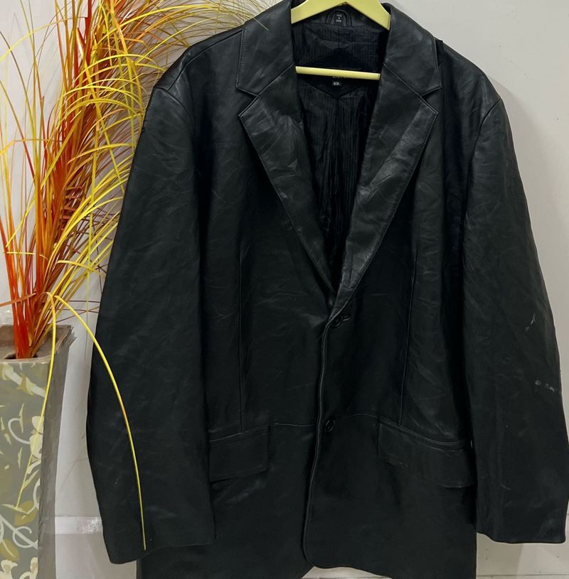 New York Leather Trench Coat