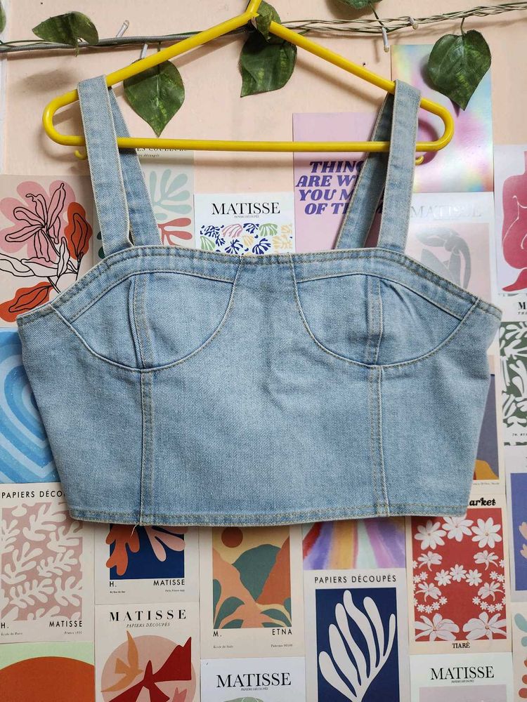 Denim Bustier