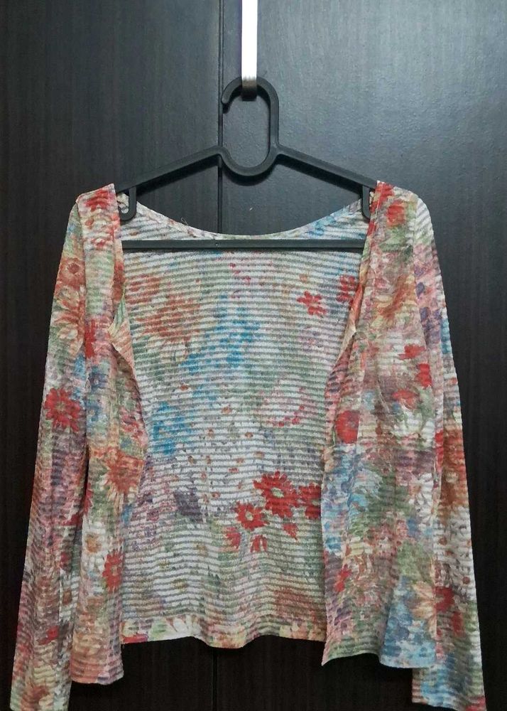 Floral Print Jacket