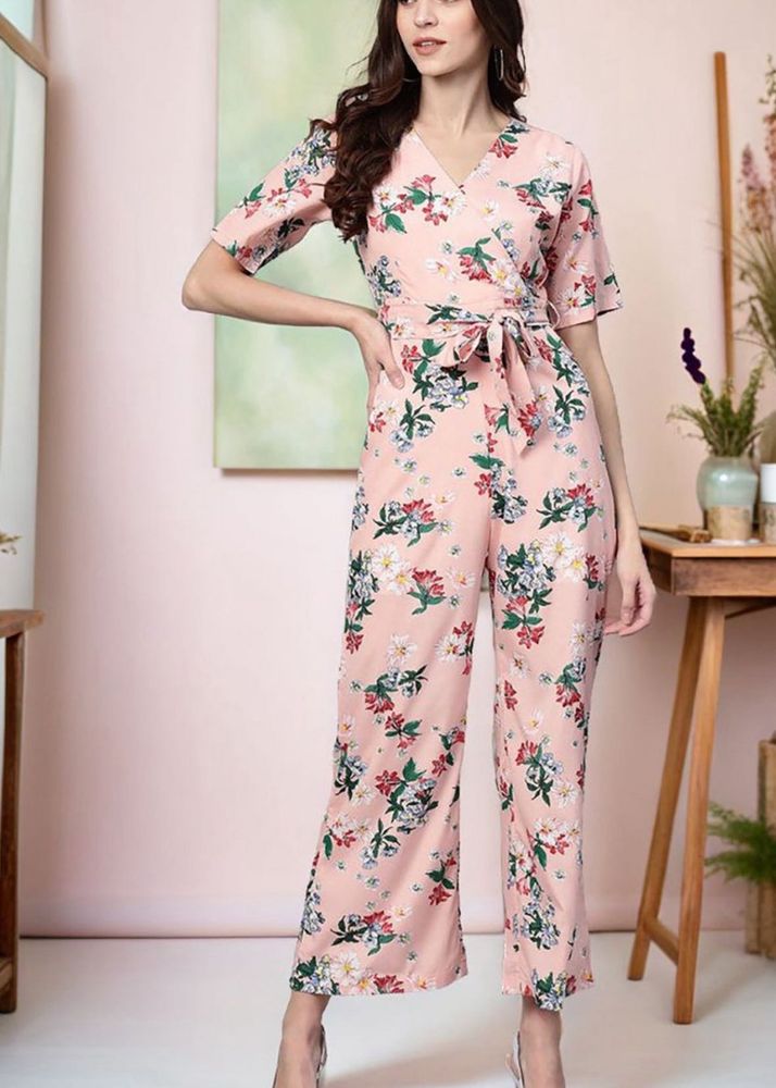Floral Printed Jumpsuit