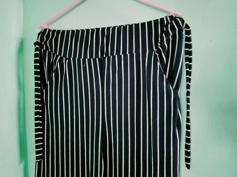 Striped Wide Leg Pants