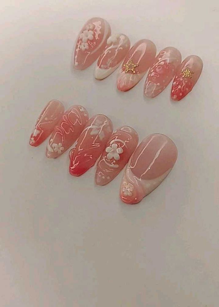 Hawaii Themed Nails