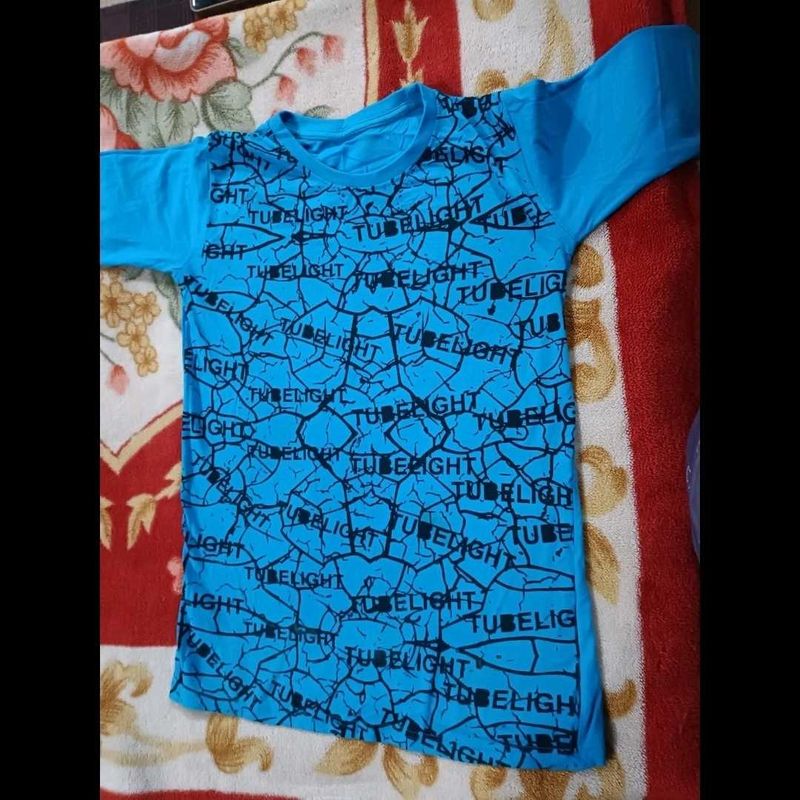 Blue &#34;Tubelight&#34; Graphic Tee