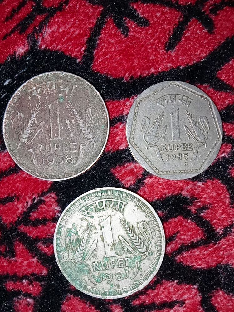 1 Rs 3 Rare Coins