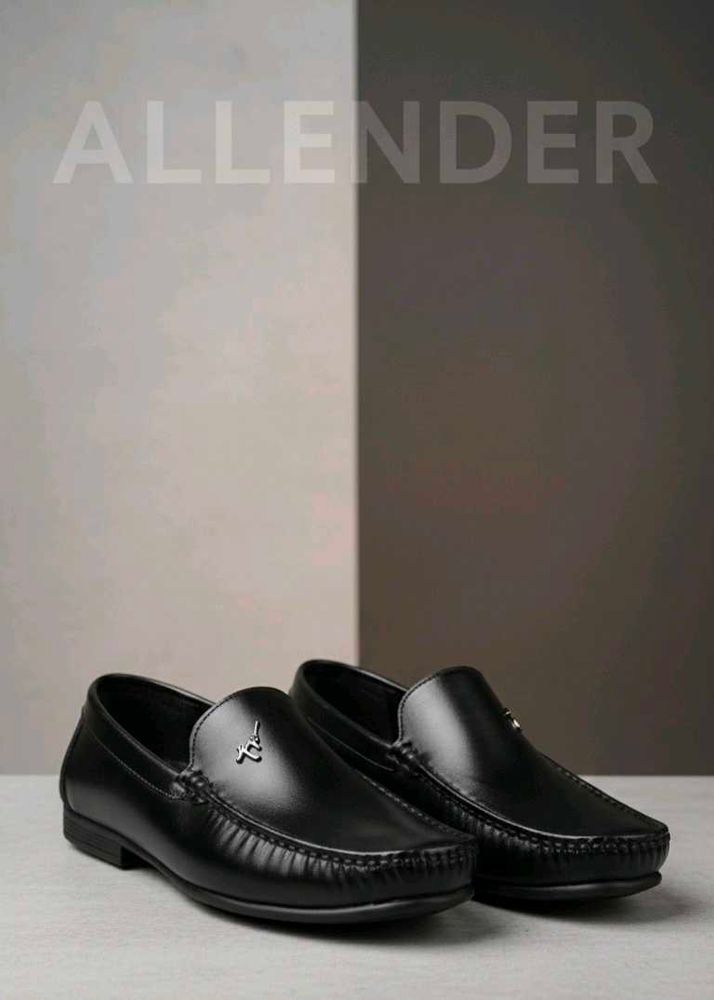 Allender Black Leather Loafers