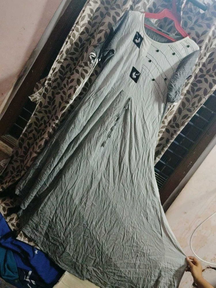 Elegant Grey Kurta