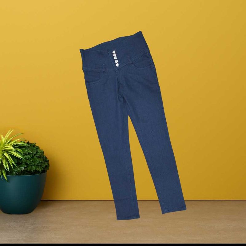 Women navy blue skinny jeans size 30 (P-3)