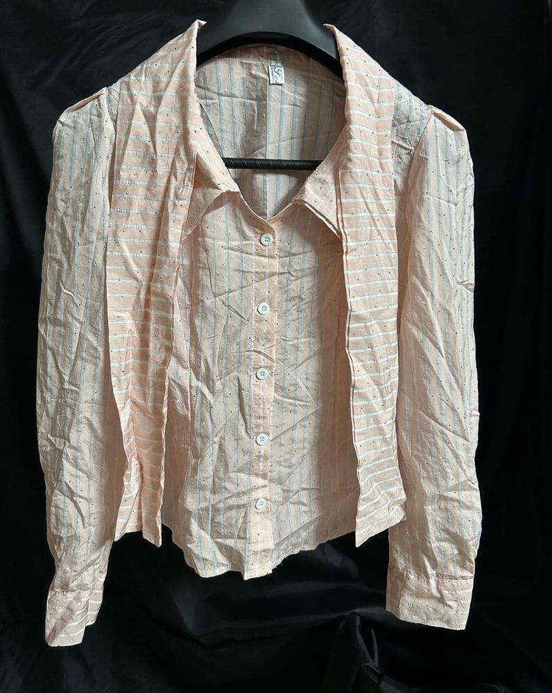 Striped Button-Down Shirt
