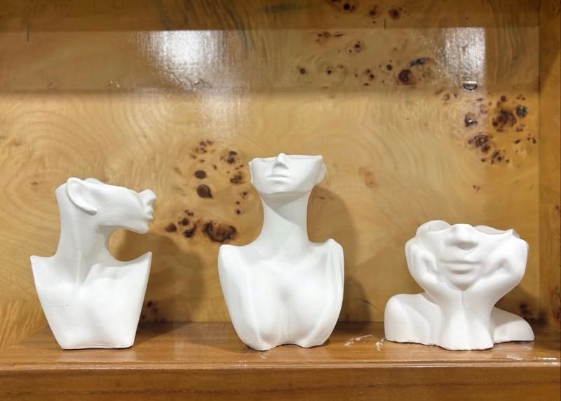 Sculptural Head Planters/ holders