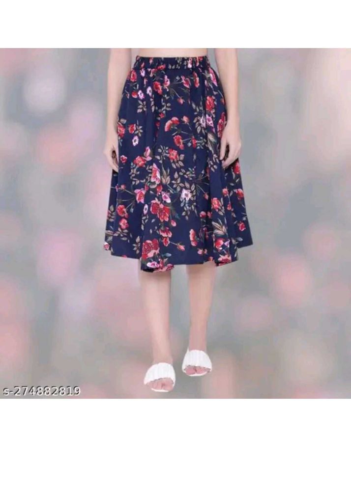 Floral Print Skirt