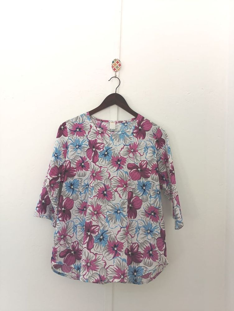 Cotton Floral Top