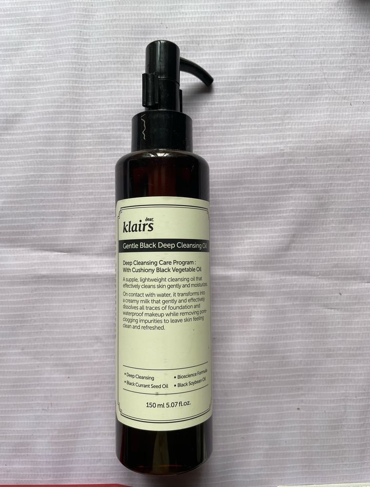 Klairs Cleansing Oil Sample