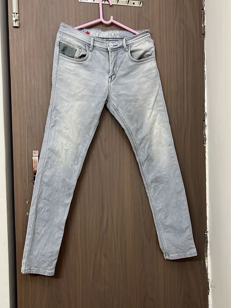 Men’s  Deidre Stylish Grey Denim Jeans size 32
