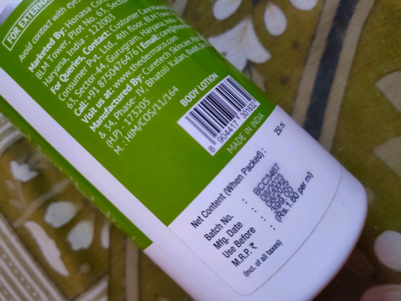 1 Percent Kojic Acid Daily Glow Body Serum Lotion.