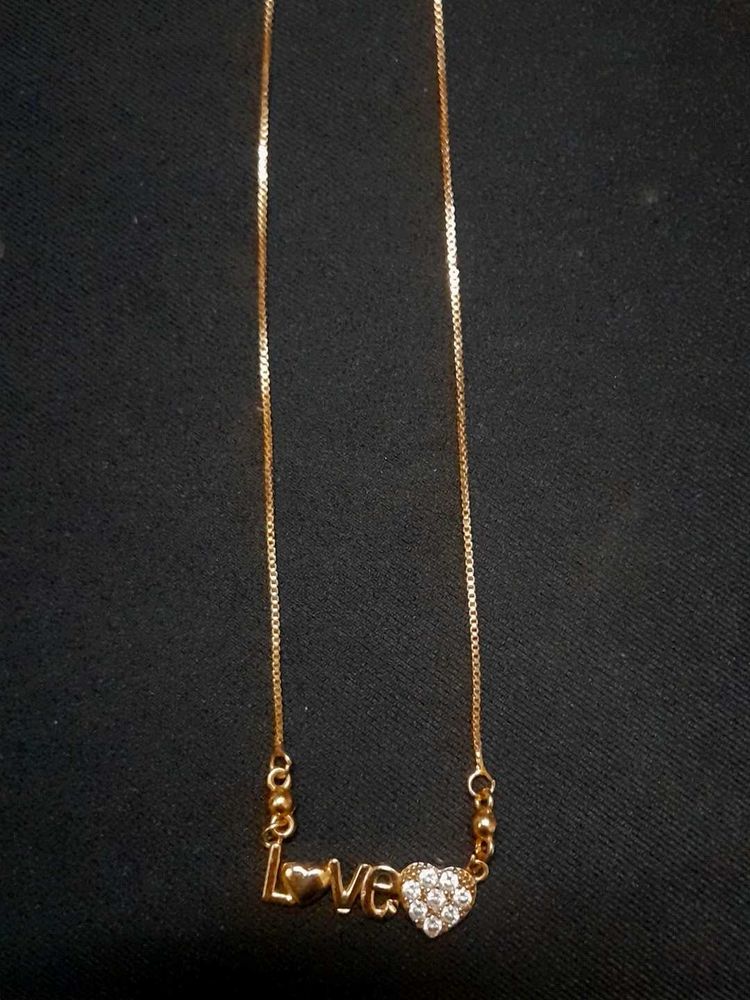Love Necklace with Heart