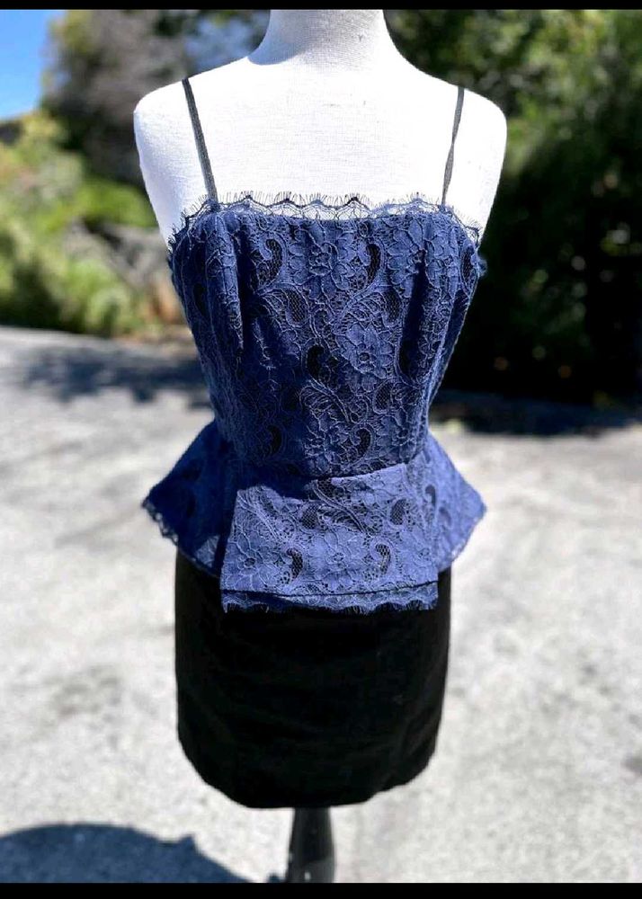 Kate Young&#39;s  For Target Lace Peplum Dress