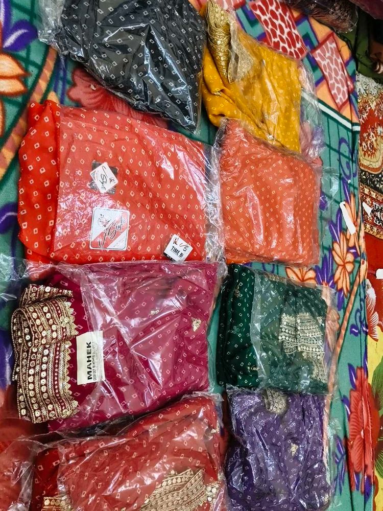 Georgette fabric suit all colour available