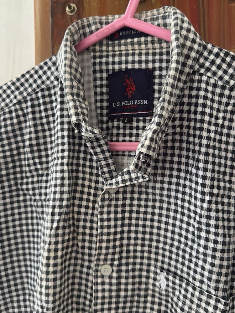 U.S. Polo Assn. Checkered Shirt