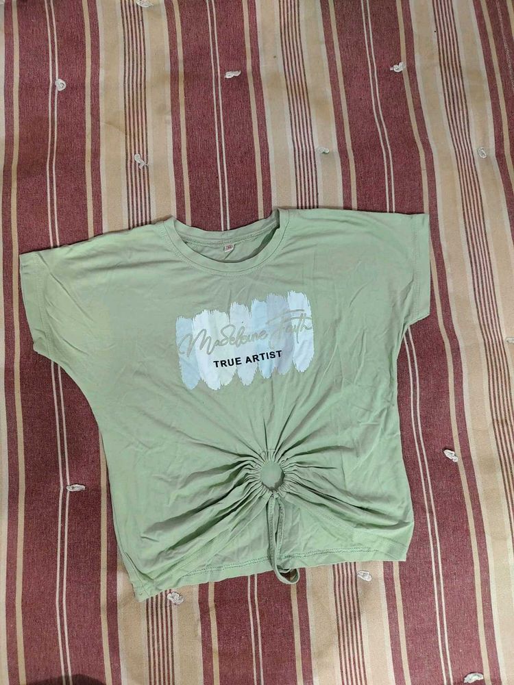 Cute Green Graphic Tee