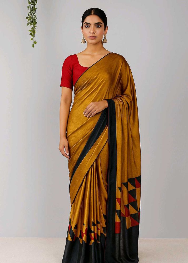🛍️ Elegant Black Saree ⭐⭐⭐⭐