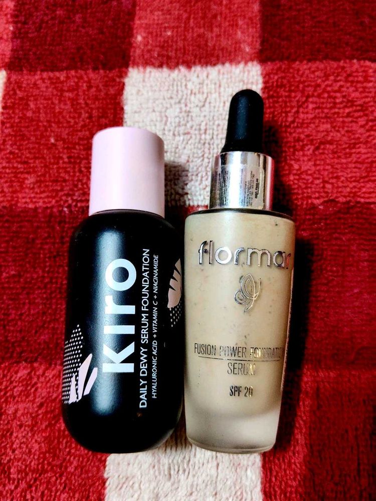 Kiro And Flormar Liquid Foundations