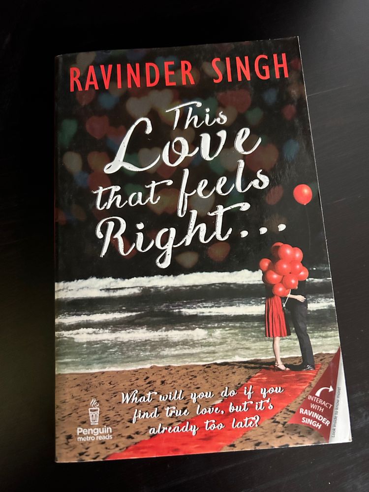 Novel:This Love That Feels Right By Ravinder Singh