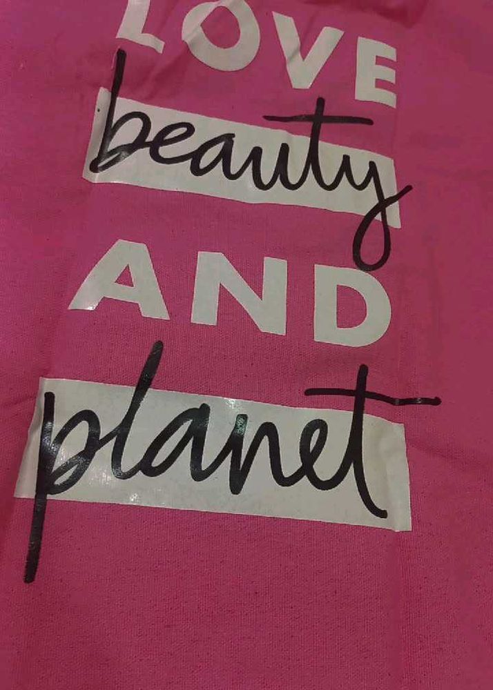Love BEAUTY &amp; Planet 💓🪷TOTE BAG
