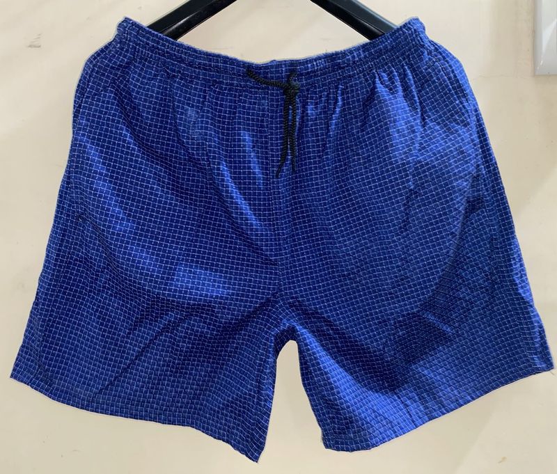 Men Blue Short