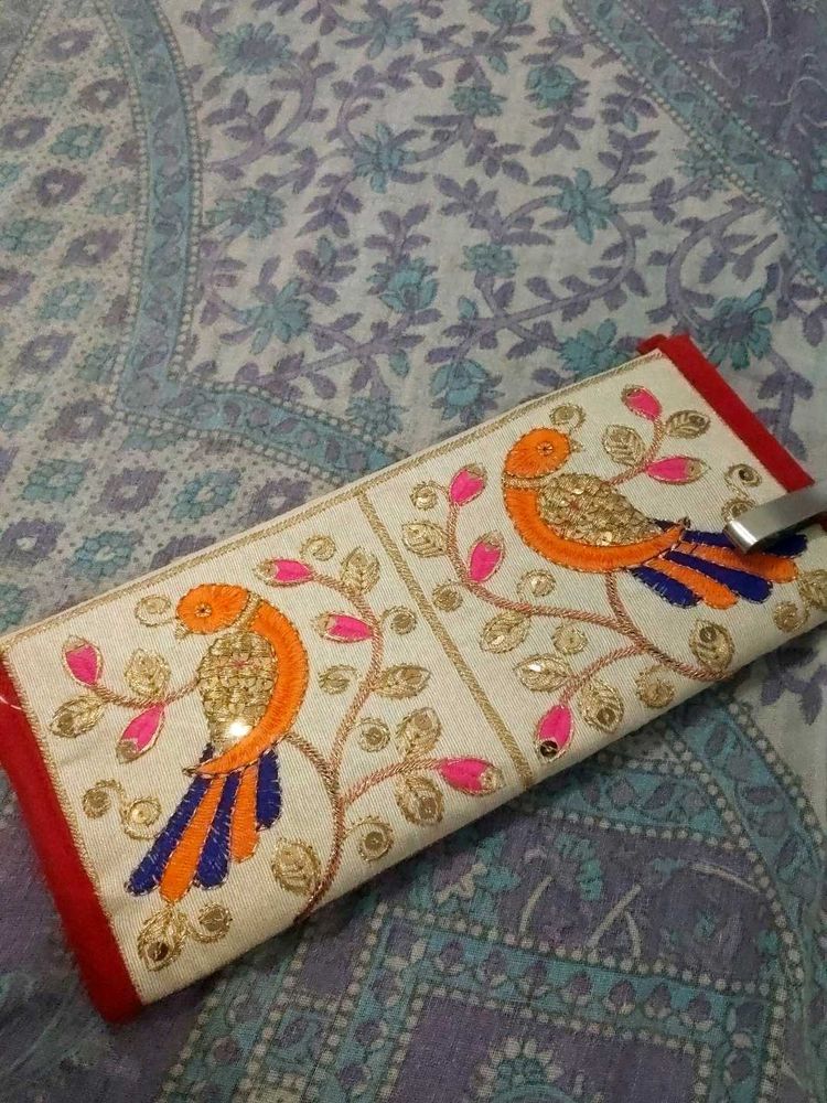 Embroidery Fancy ,Traditional Clutch/Purse