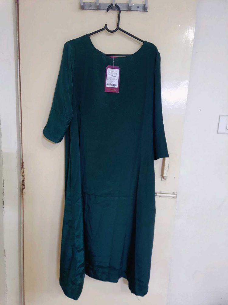 Satin Anarkali Kurta Set