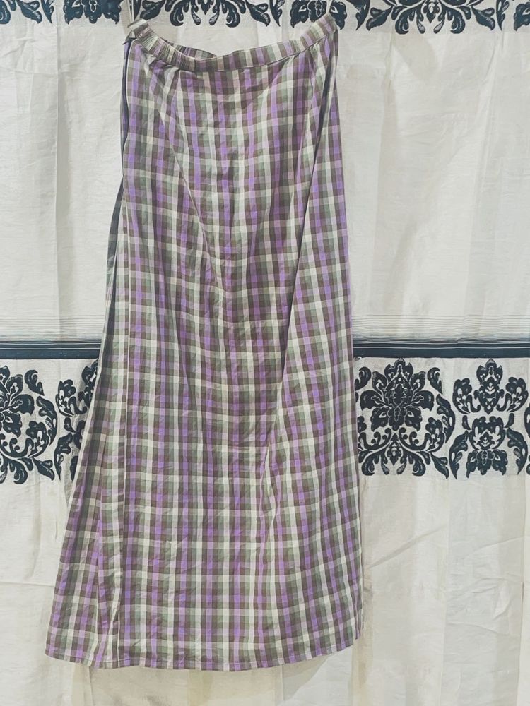 Checkered Pastel Y2K Skirt