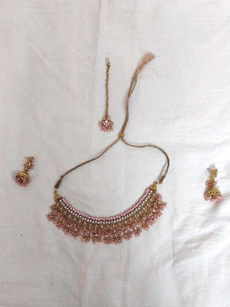 Pink Stone Necklace