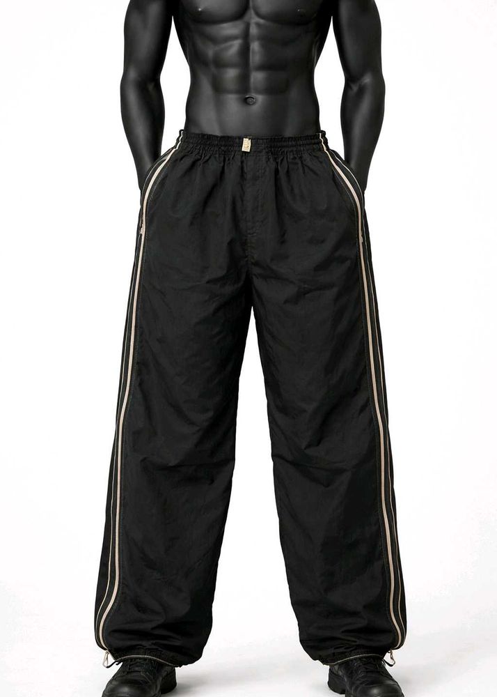 Baggy Black Track Pants
