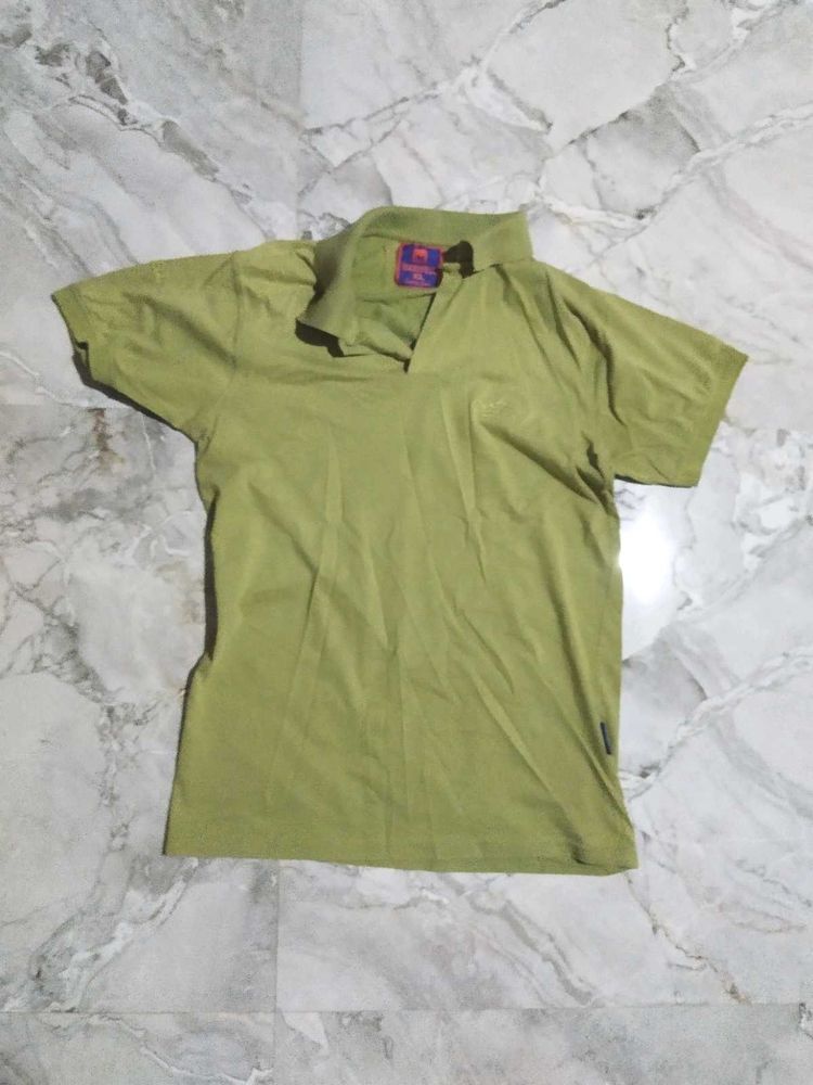 Men T-shirt Pista Green