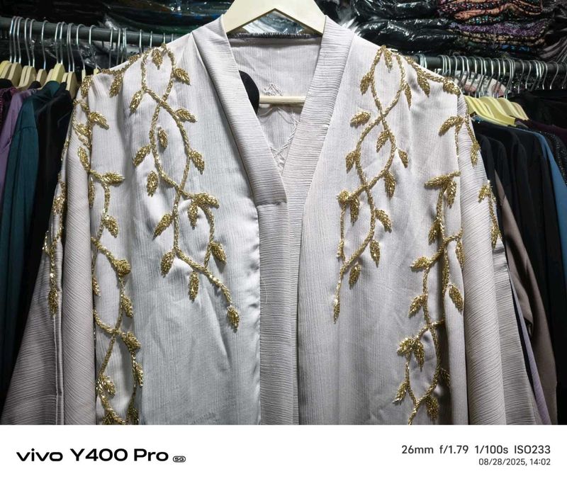 Elegant Embroidered Abaya
