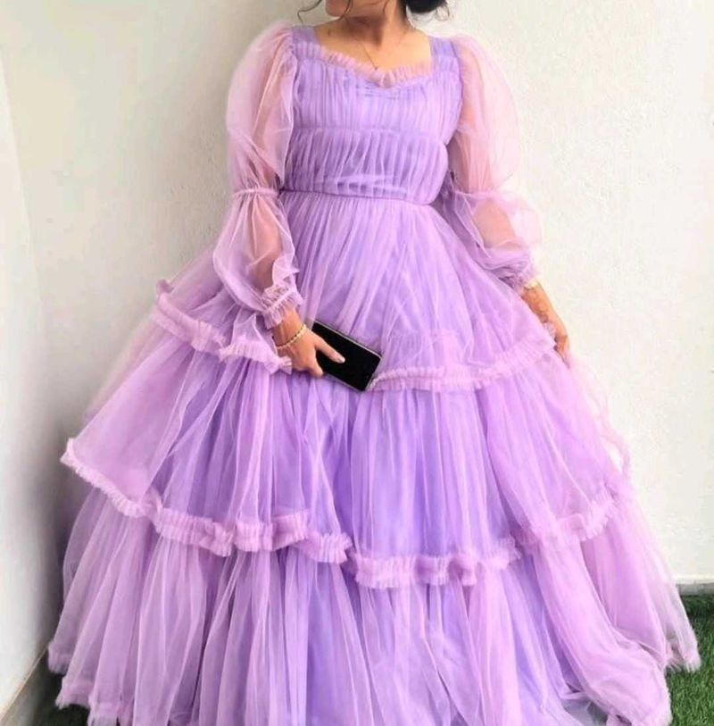 Elegant Lavender Gown