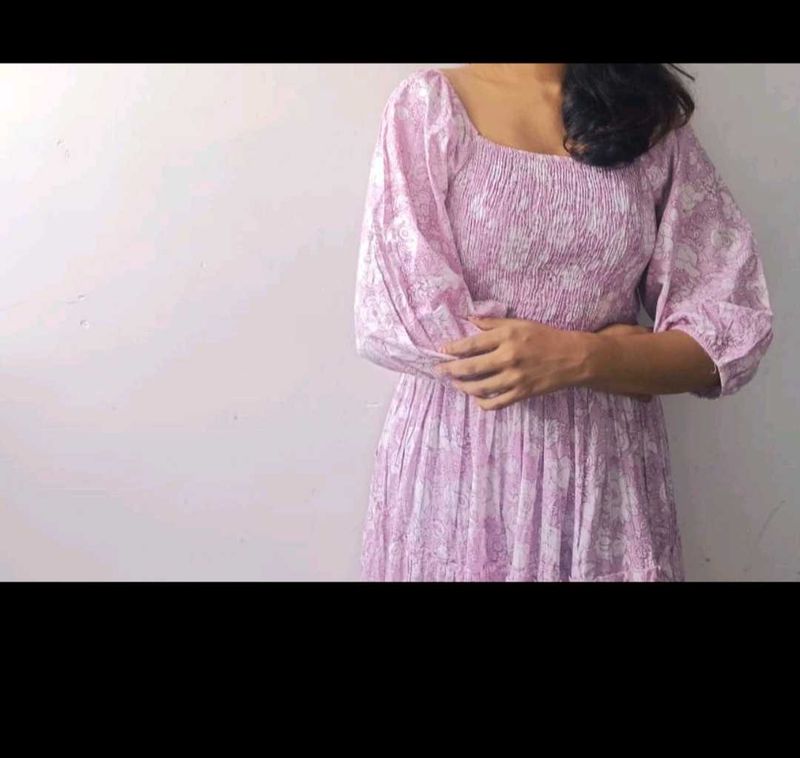 Floral Print Midi Dress