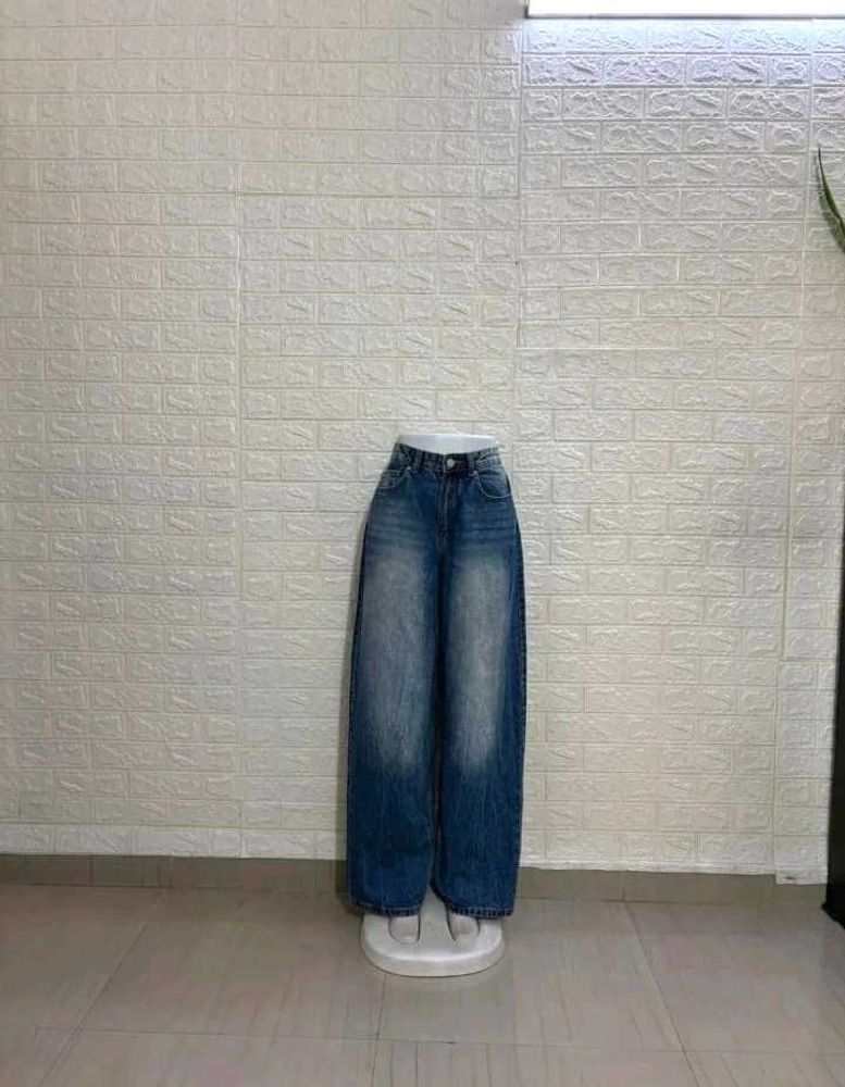 New Fb Sisters Washed Baggy Jeans