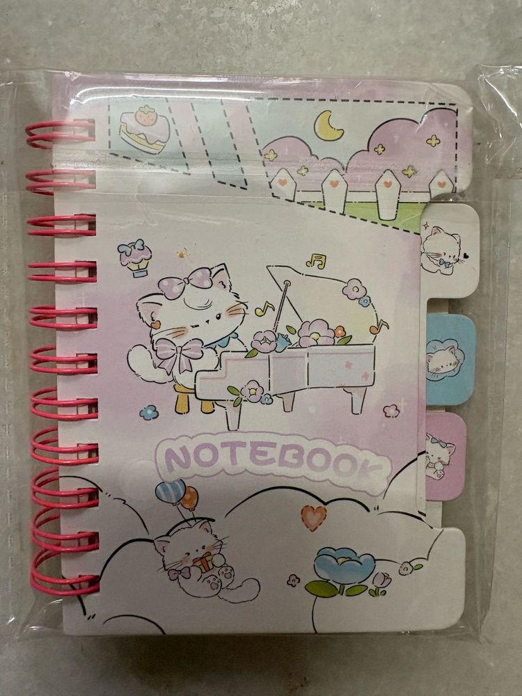 Cute Kawaii Cat Notebook
