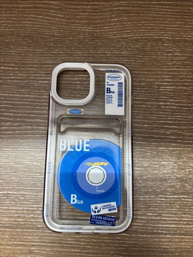 Savana White And Blue Statement Iphone 15 Cover