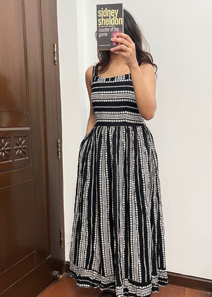 People Black Maxi With Pocket