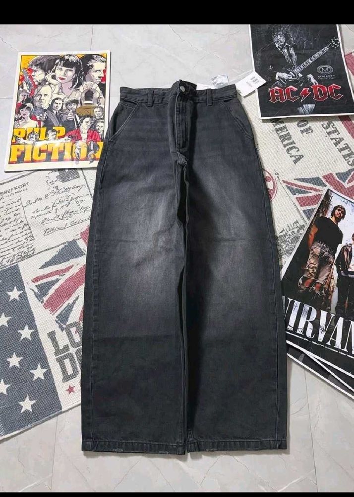 h&amp;m baggy jeans