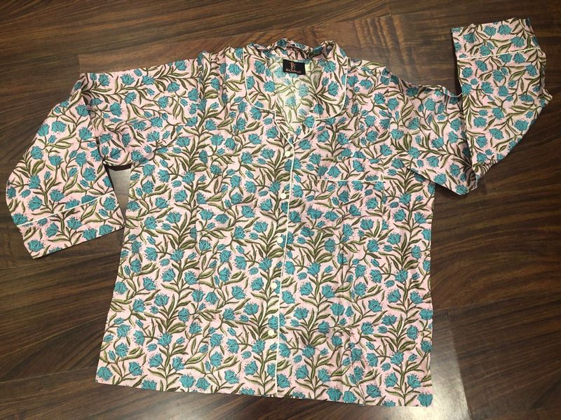 Blando Floral Print Pajama Set XXL