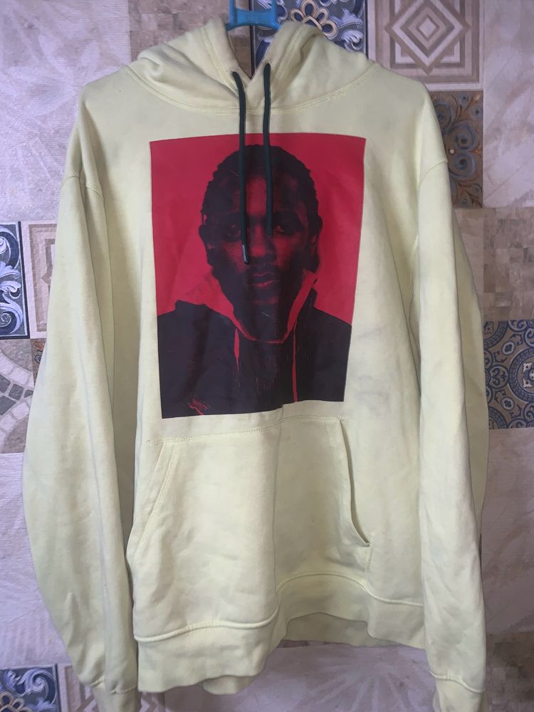 H&amp;M HOODIE NO FLAWS GREEN COLOUR KENDRICK LAMAR