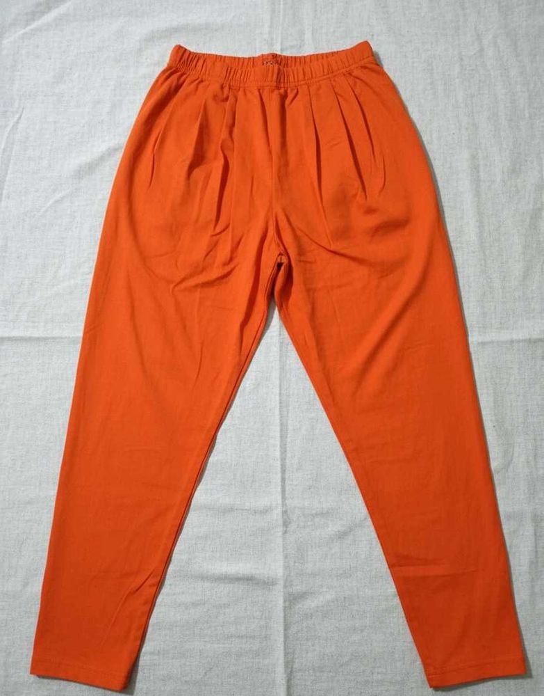 Orange Casual Pants