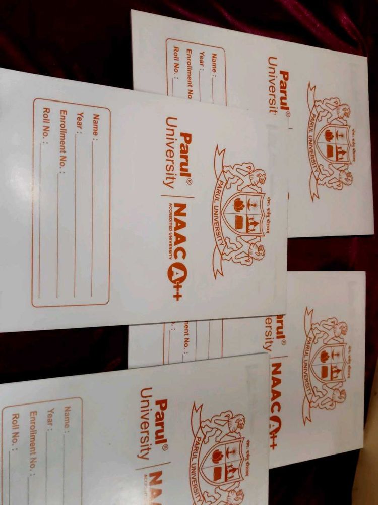 Parul University Notebooks - Set of 4